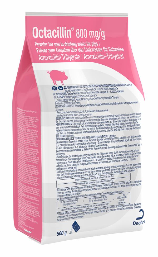 Octacillin 697 mg/g Powder for Use in Drinking Water For Pigs