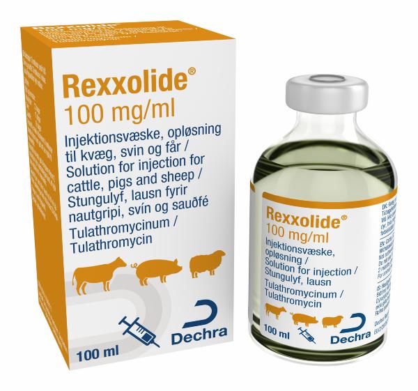 Rexxolide® 100 mg/ml Solution For Injection For Cattle, Pigs And Sheep