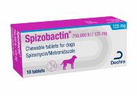 Spizobactin 750,000 IU / 125 mg Chewable Tablets For Dogs