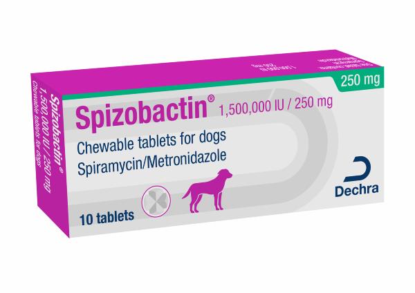 Spizobactin 1,500,000 IU / 250 mg Chewable Tablets For Dogs