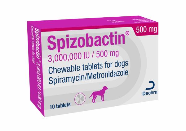 Spizobactin 3,000,000 IU / 500 mg Chewable Tablets For Dogs