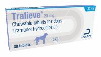 Tralieve 20 mg Chewable Tablets For Dogs