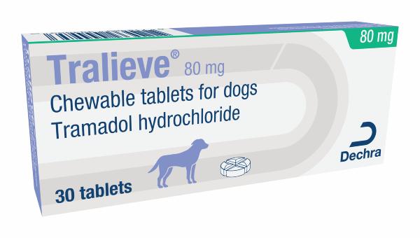 Tralieve 80 mg Chewable Tablets For Dogs