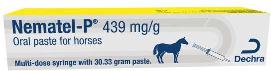Nematel-P 439 mg/g oral paste for horses