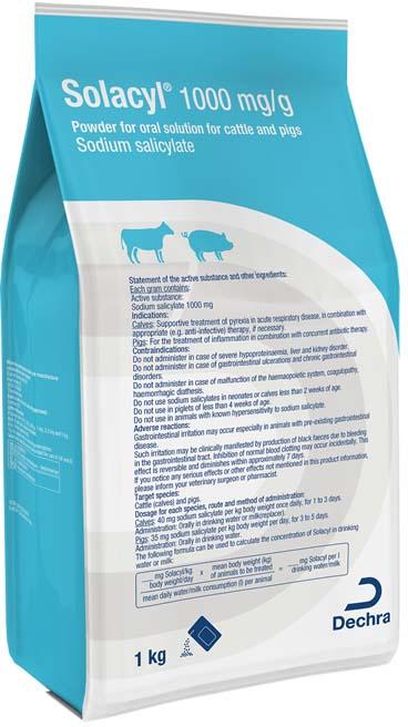 1000 mg/g, powder for oral solution for cattle and pigs.