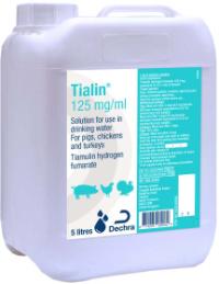 125 mg/ml solution for use in drinking water for pigs, chickens and turkeys