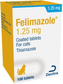 Felimazole® 1.25 mg coated tablets for cats