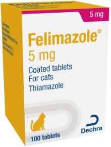 Felimazole® 5 mg coated tablets for cats